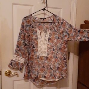 Floral print Boho top